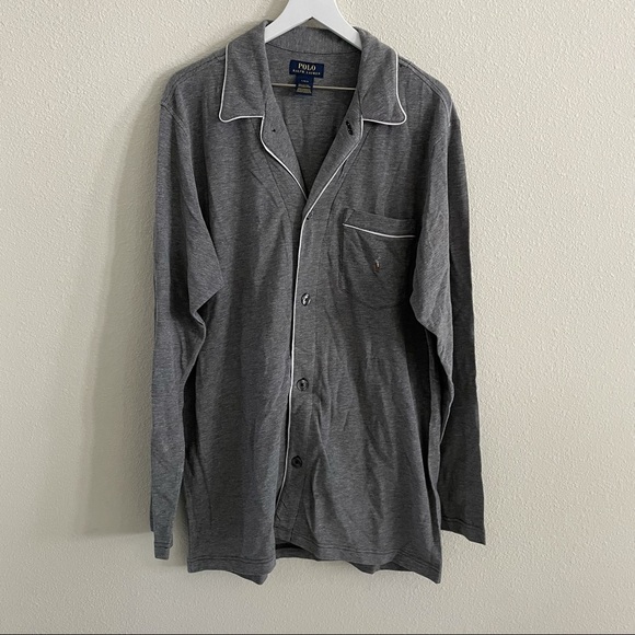 Polo Ralph Lauren Oxford Sleep Shirt Size L - Picture 4 of 11